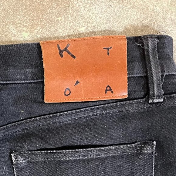 Men's Black Hiroshi Kato "The Pen" Slim Selvedge Jeans Size 30 - Picture 6 of 7